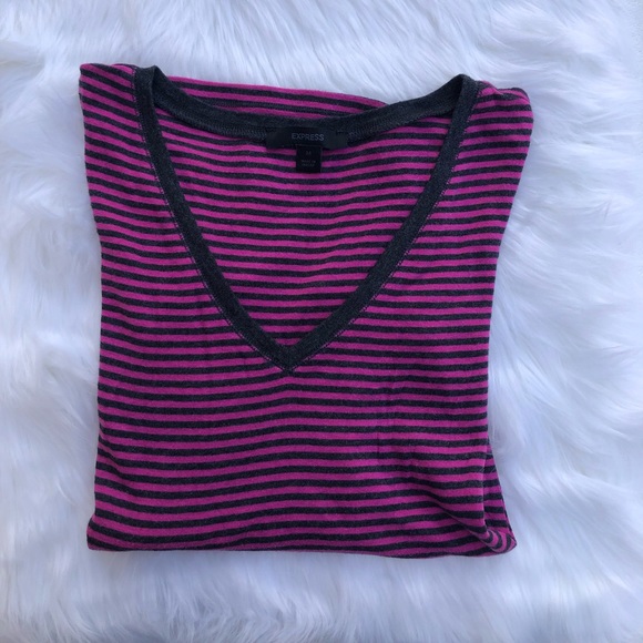 EXPRESS Long Sleeves Tee Shirt Size M - Picture 7 of 11